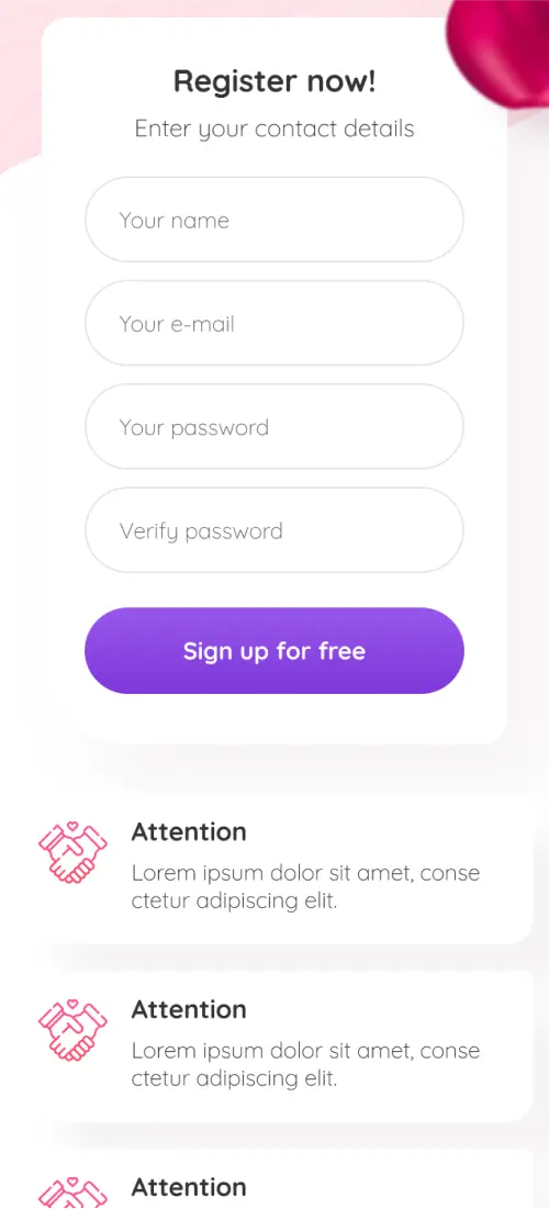 Mobile Version - mobile interface 2