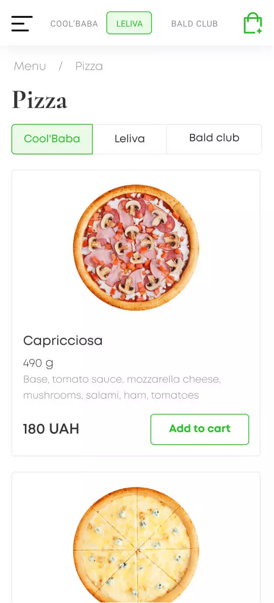 Мобільна версія - мобільний інтерфейс 3