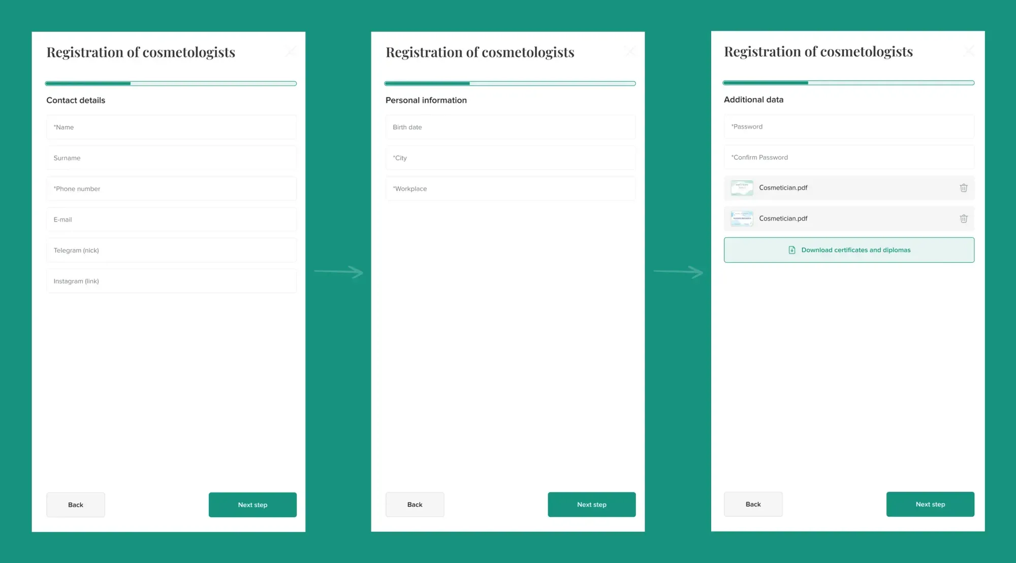 Quiz - project screenshot 1