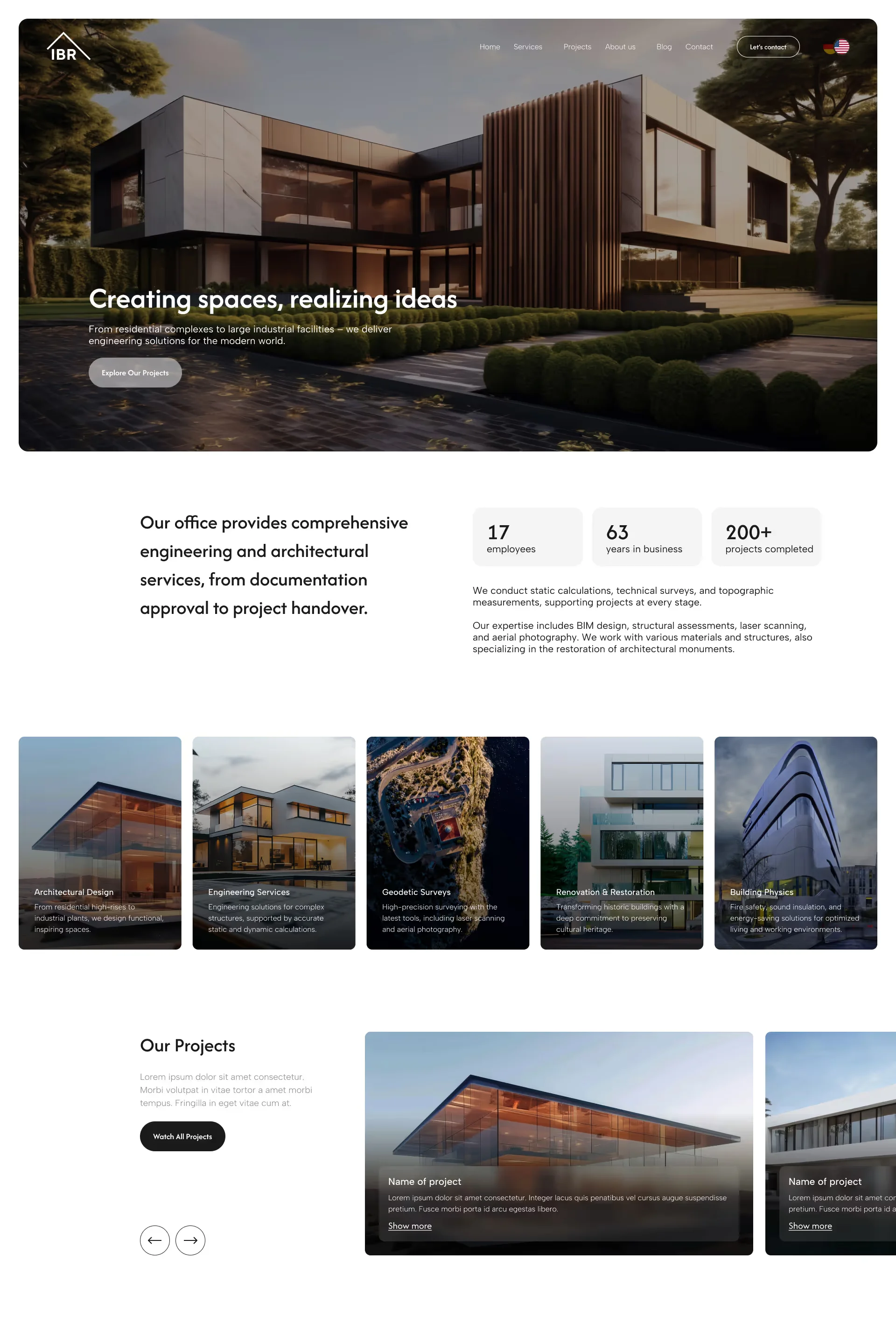 Design options - project screenshot 1