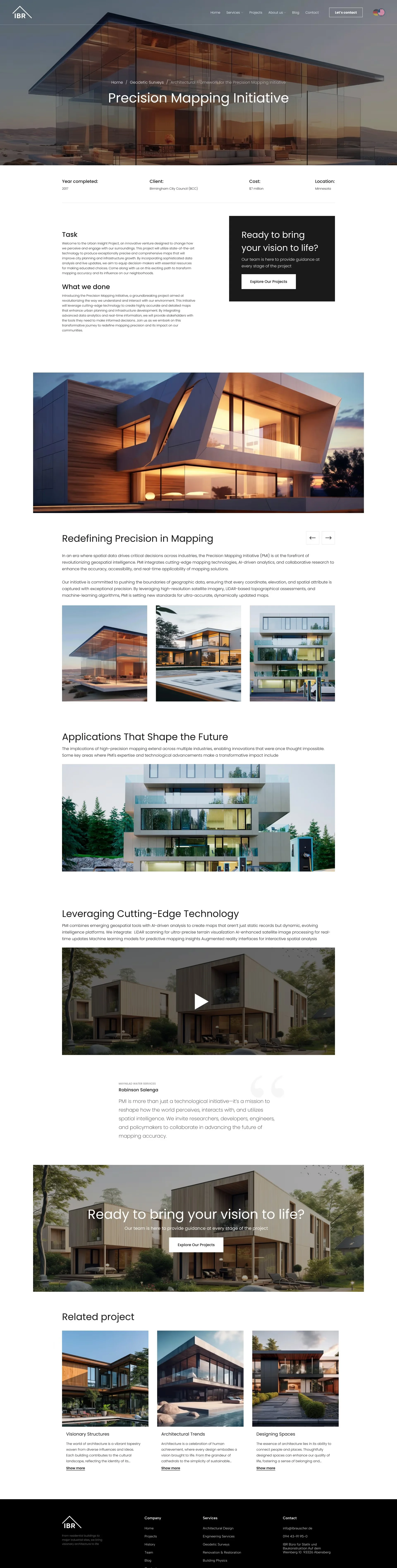 Template for projects - project screenshot 1