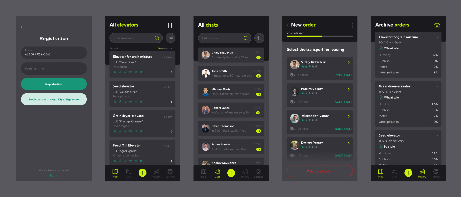 Dark version - project screenshot 1