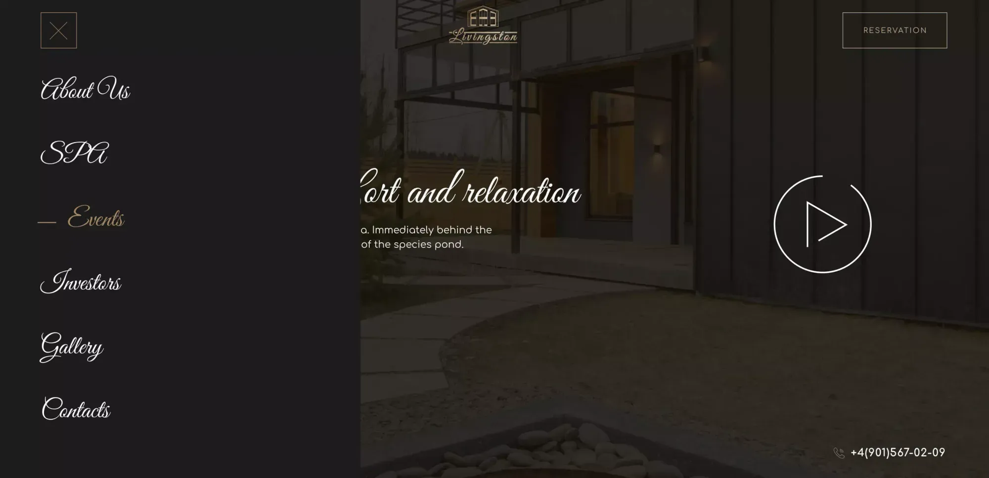 Контакти - скріншот проєкту 3