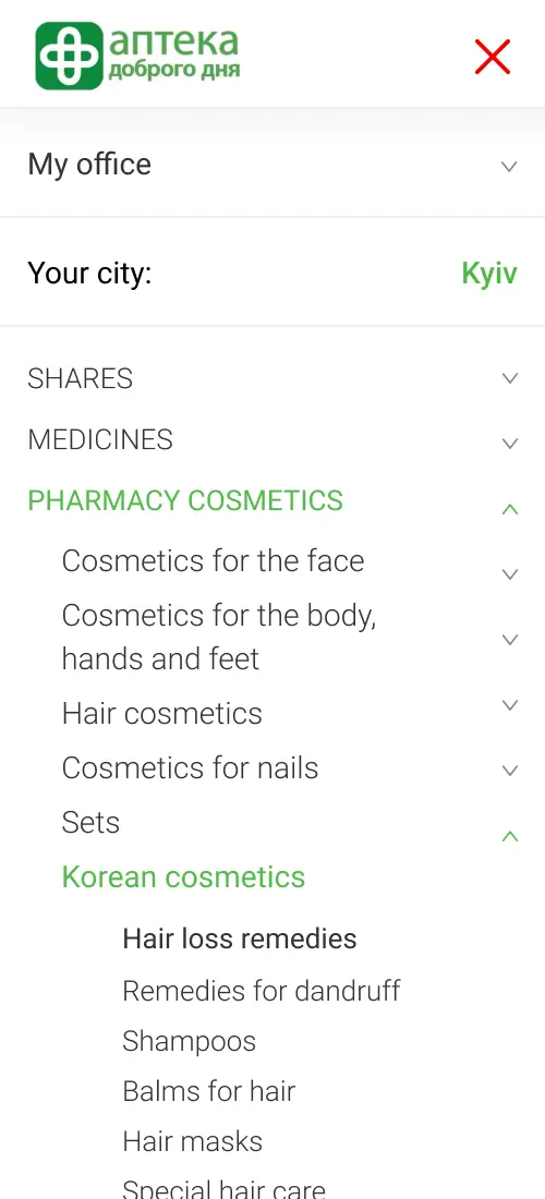 Мобільна версія - мобільний інтерфейс 5